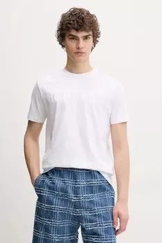 Хлопковая футболка Iceberg, белый