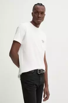 Хлопковая футболка Iceberg, бежевый