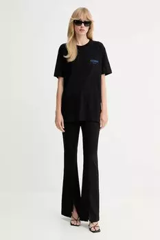 Хлопковая футболка Iceberg, черный