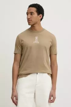 Хлопковая футболка Iceberg, зеленый