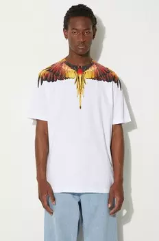 Хлопковая футболка Icon Wings Basic Tee Marcelo Burlon, белый