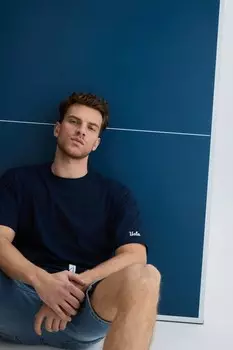 Хлопковая футболка Igniso с надписью Ucla, синий