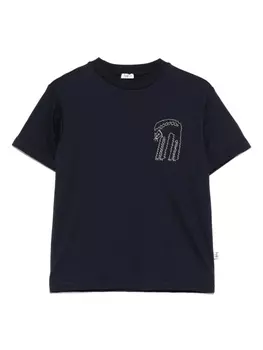 Хлопковая футболка Il Gufo, синий