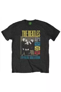 Хлопковая футболка Imperial Ballroom The Beatles, черный