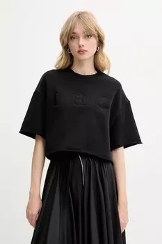 Хлопковая футболка Iro, черный