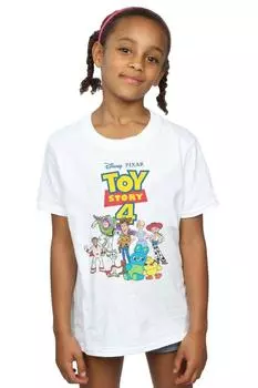 Хлопковая футболка «История игрушек 4» Disney, белый