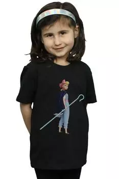 Хлопковая футболка «История игрушек 4»: Маленький Бо Пип Disney, черный