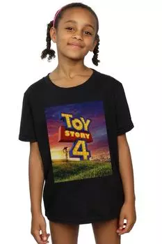Хлопковая футболка «История игрушек 4: Мы вернулись» Disney, черный