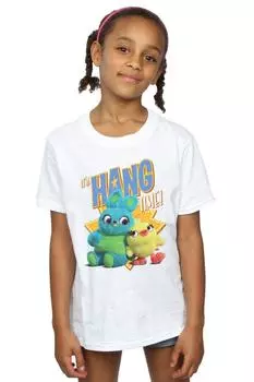 Хлопковая футболка «История игрушек 4. Время повесить» Disney, белый