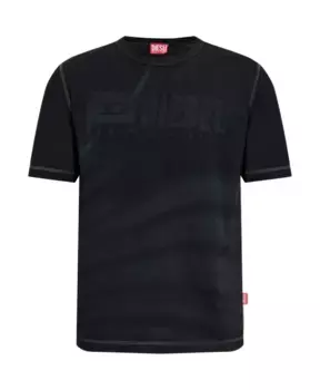 Хлопковая футболка It-adjust-doval-pj Diesel, черный