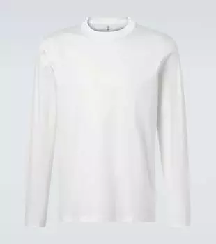 Хлопковая футболка из джерси Brunello Cucinelli, C7220