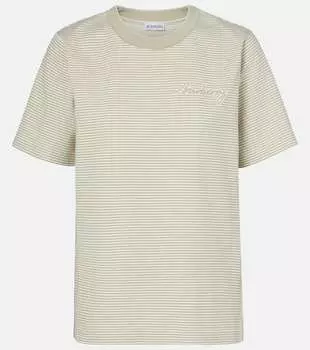 Хлопковая футболка из джерси Burberry, Skylark