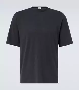 Хлопковая футболка из джерси Saint Laurent, Noir Blanchi