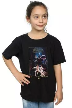 Хлопковая футболка из коллекционного издания Star Wars, черный