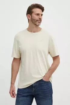 Хлопковая футболка Jacko Pepe Jeans, бежевый