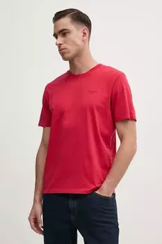Хлопковая футболка Jacko Pepe Jeans, красный