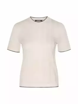 Хлопковая футболка Jacquemus, белый