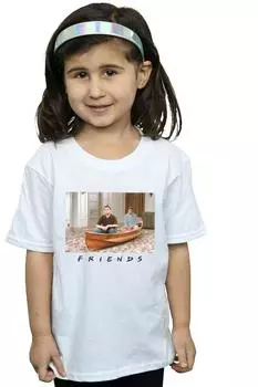 Хлопковая футболка Joey And Chandler Boat Friends, белый