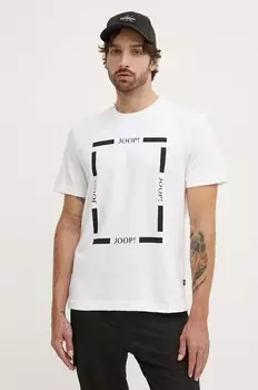 Хлопковая футболка Joop!, белый