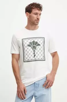 Хлопковая футболка Joop!, бежевый