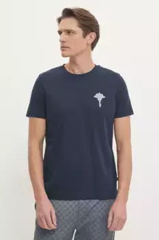 Хлопковая футболка Joop!, темно-синий