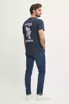 Хлопковая футболка Joop!, темно-синий