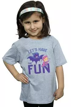 Хлопковая футболка «Юные титаны, вперед, повеселимся» DC Comics, серый