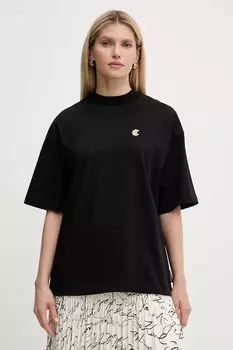 Хлопковая футболка Just Cavalli, черный