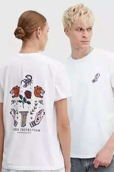 Хлопковая футболка Kaotiko, белый