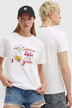 Хлопковая футболка Kaotiko, белый