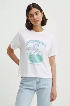 Хлопковая футболка Kaotiko, белый