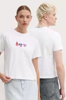 Хлопковая футболка Kaotiko, белый