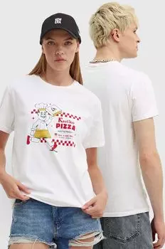 Хлопковая футболка Kaotiko, белый