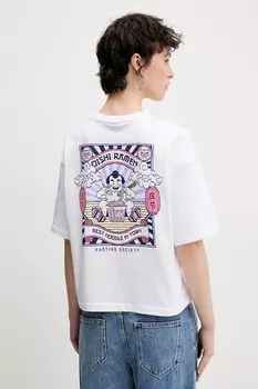 Хлопковая футболка Kaotiko, белый