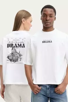 Хлопковая футболка Kaotiko, белый