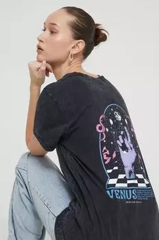 Хлопковая футболка Kaotiko, черный