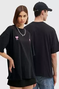 Хлопковая футболка Kaotiko, черный