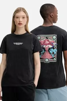 Хлопковая футболка Kaotiko, черный