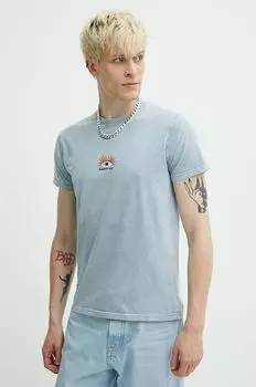 Хлопковая футболка Kaotiko, серый