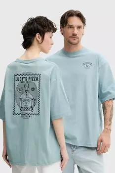 Хлопковая футболка Kaotiko, серый