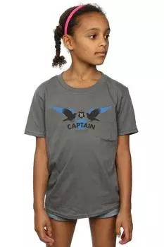 Хлопковая футболка «Капитан Когтеврана» Harry Potter, серый