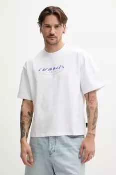 Хлопковая футболка Karl Kani, белый