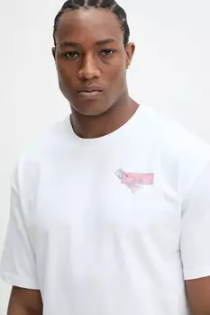 Хлопковая футболка Karl Kani, белый