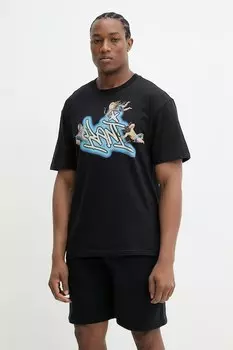 Хлопковая футболка Karl Kani, черный