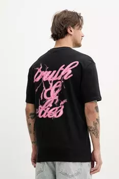 Хлопковая футболка Karl Kani, черный