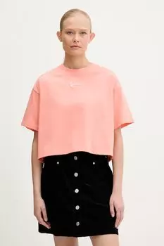 Хлопковая футболка Karl Kani, оранжевый