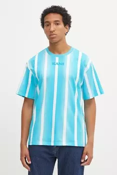 Хлопковая футболка Karl Kani, синий