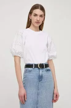 Хлопковая футболка Karl Lagerfeld, белый