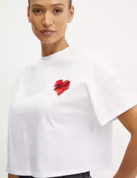 Хлопковая футболка Karl Lagerfeld, белый