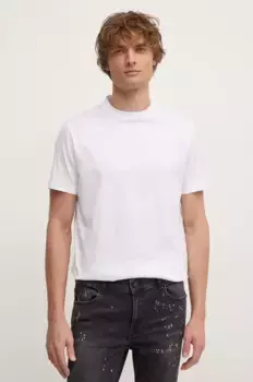 Хлопковая футболка Karl Lagerfeld, белый